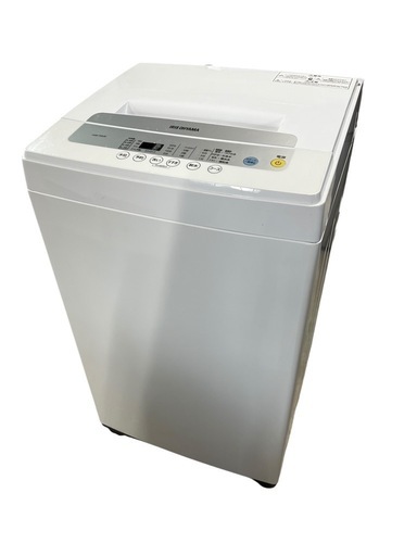 NO.1851《訳あり》【2020年製】アイリスオーヤマ 全自動洗濯機 IAW-T502E 5kg 生活家電 家電 中古