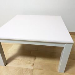 こたつ　ピンク✕ホワイト　65cm✕65cm