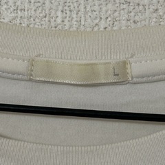 GU ショート丈Tシャツ　白の画像