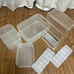 無印収納ケース6点／アクセ収納/日用品