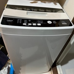 AQUA 洗濯機 4.5kg 2017年の画像