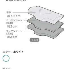 ニトリ 横向き寝がラクな枕の画像