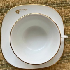 ノリタケ　クレージュ　FLEUR EN SONGE　カップ&ソーサー　　Noritake　courreges　5客セットの画像