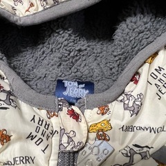 訳あり　トムジェリ　上着　110　もこもこ　裏起毛の画像