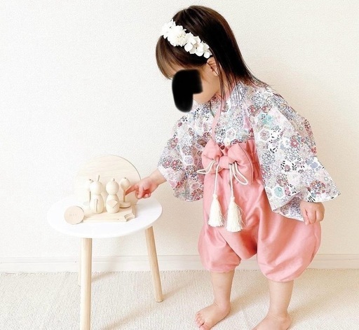 もこもこポワン　袴＆浴衣セット　サイズS