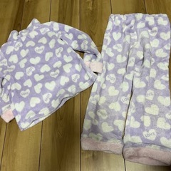 110サイズ　パジャマ　もこもこ　長袖　冬　女の子の画像