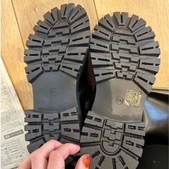 ブーツ　2足セット　チャンキーヒール　クラシックブーツ　23センチの画像