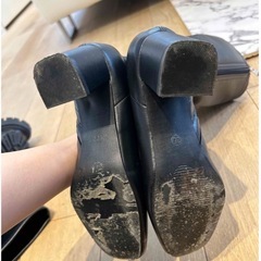 ブーツ　2足セット　チャンキーヒール　クラシックブーツ　23センチの画像