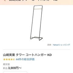 山崎実業　コートハンガーの画像