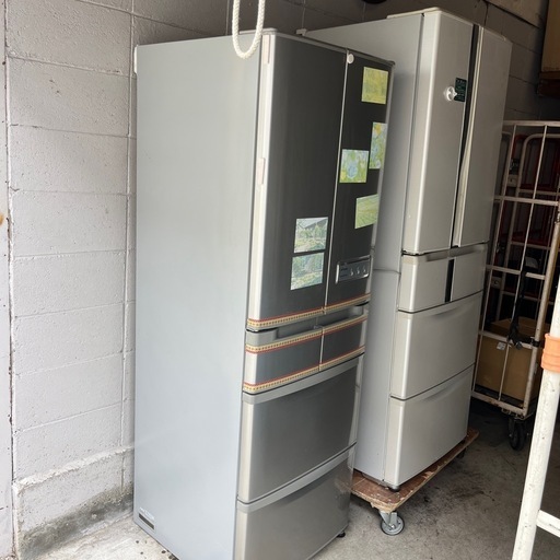 観音開きドア冷蔵庫 、6ドア冷蔵庫、引き取り歓迎、