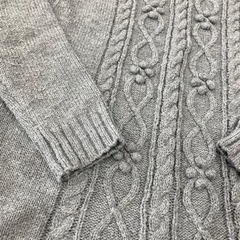 JENNI ニットワンピース　150㎝　グレーの画像