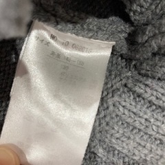 JENNI ニットワンピース　150㎝　グレーの画像