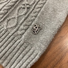 JENNI ニットワンピース　150㎝　グレーの画像