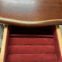 ☆値下げ☆K2410-204 木の宝石箱 愛のオルゴール ジュエリーケース 動作確認済み 未使用品の画像