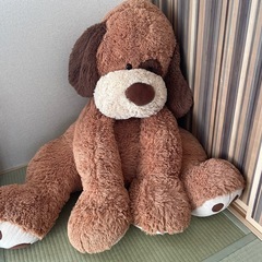 コストコ巨大犬のぬいぐるみ