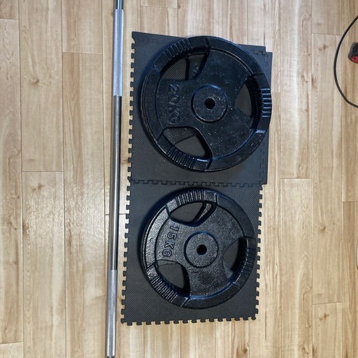 取引中　バーベルセット