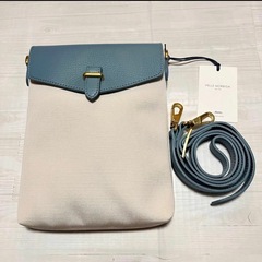 ペッレモルビダ ショルダー 10周年記念 高田朋佳氏コラボ PMO-T001 ショルダーバック ブルーの画像