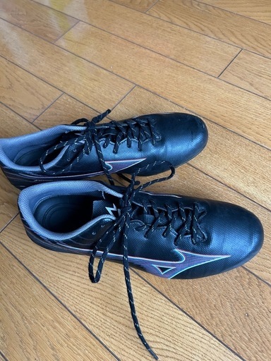 【美品】ミズノ キッズ サッカースパイク 24.5cm　シューズ