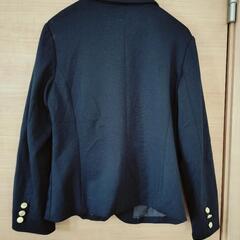 Lサイズ紺ジャケットレディースの画像
