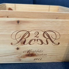 ワイン木箱　２個　イタリアの画像