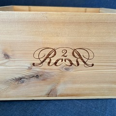 ワイン木箱　２個　イタリアの画像