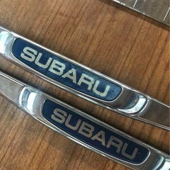 SUBARU 純正　ナンバーフレームの画像