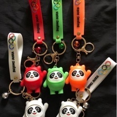 新品 パンダ　プレゼント　冬季オリンピック マスコット キーホルダー  ビンドゥの画像