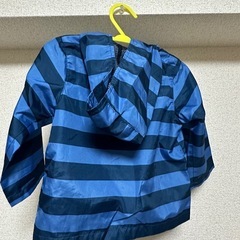 80cmボーダー柄　　ポリエステル上着アウターの画像