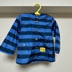 80cmボーダー柄　　ポリエステル上着アウター