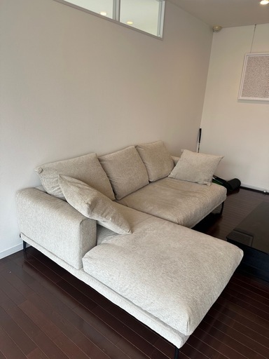 ソファ　カウチ　ベージュ
