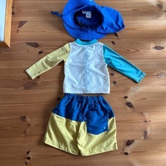 BREEZE 水着、ラッシュ、帽子セットの画像