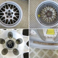 【アルミホイール】日産 ステージア ２６０ＲＳ 純正アルミホイール １７インチ　４本セットの画像