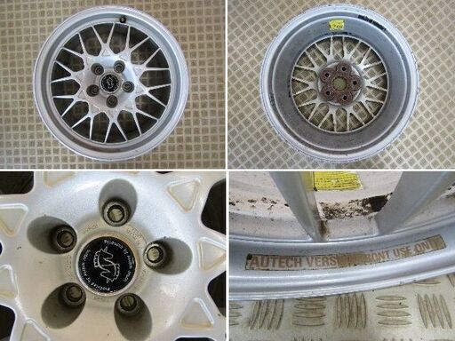 【アルミホイール】日産 ステージア ２６０ＲＳ 純正アルミホイール １７インチ　４本セット