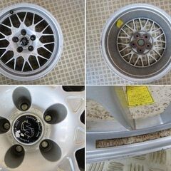 【アルミホイール】日産 ステージア ２６０ＲＳ 純正アルミホイール １７インチ　４本セットの画像