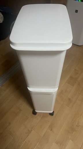 34.5L 蓋付き.キャスター付きゴミ箱