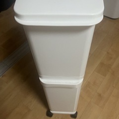 34.5L 蓋付き.キャスター付きゴミ箱