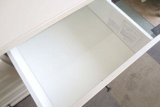 幅99㎝ レール式 3段 ローチェスト  Nキャセイ2  奥行41×高67cm NITORI 引出し×4 タンス 衣類収納 札幌 北2