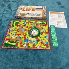 1987年【中古品】昭和レトロボードゲーム　タカラ　人生ゲームの画像
