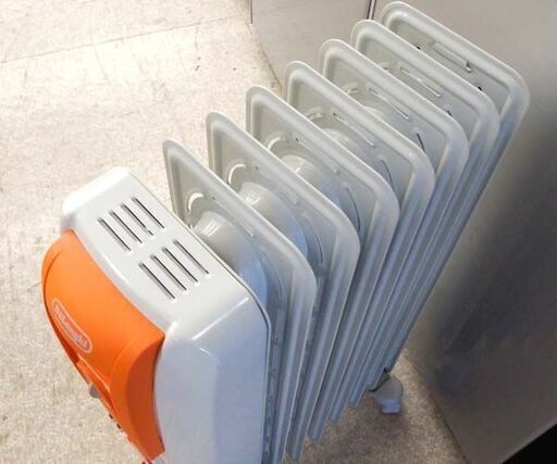①デロンギ オイルヒーター H770812EFS-OR 1200W 8枚フィン DeLonghi 札幌市北区屯田店