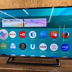 札幌 東区 Panasonic/パナソニック 液晶テレビ 40型 2016年製 TH-40DX600 リモコン付き ブラック 生活家電 動作確認済み