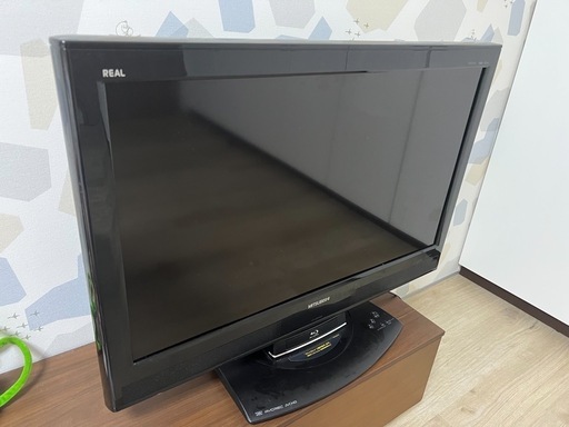32型MITSUBISHI テレビ　Blu-rayレコーダ付き