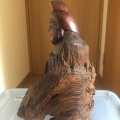 七福神　恵比寿様　一刀彫　彫刻　工芸品　飾り物　の画像