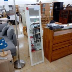 ★ジモティ割あり★  姿鏡 白 H148×D44×W40 クリー...