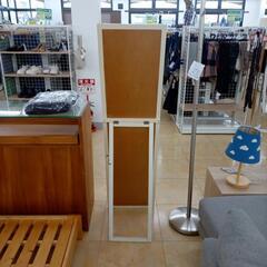 ★ジモティ割あり★  姿鏡 白 H148×D44×W40 クリーニング済み OJ6086の画像