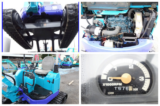 クボタ～KUBOTA：U-20-1 中古油圧ショベル◆2ｔ 整備済み/倍速(走行2速）/ガチャック仕様（ミニユンボ）