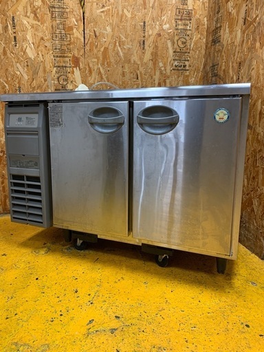 a(6705) フクシマ 業務用冷蔵庫 YRC-120RM2 単相100V 239L 2扉 直接お引き取りも歓迎 大阪 飲食店 厨房用品 冷蔵コールドテーブル