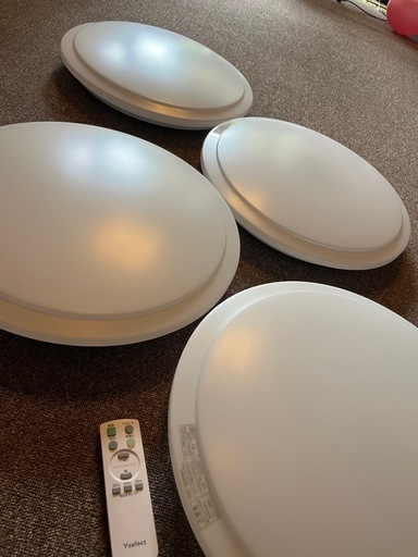 ●YAMADASELECT LEDシーリングライト 6畳用 リモコン付き　4台