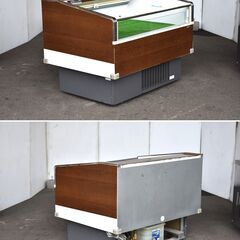 ≪yt1633ジ≫ 三菱電機 平型オープン冷蔵ショーケース SK-MS480ARD 現状品 幅120cm AC100V 精肉/鮮魚/日配/惣菜/中古店舗用品/中古厨房機器/宮城県仙台市 60714-09 の画像