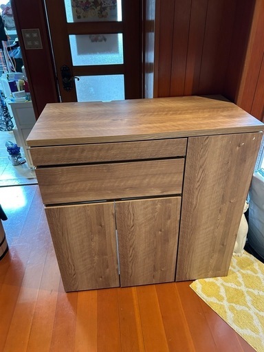 【値下げ】木目調パソコンデスク