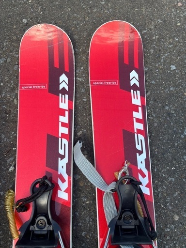 KASTLE スキー special freeride 赤